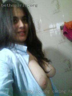 Happy loving caring horny in forest at night girl.