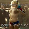 Naked woman Malone